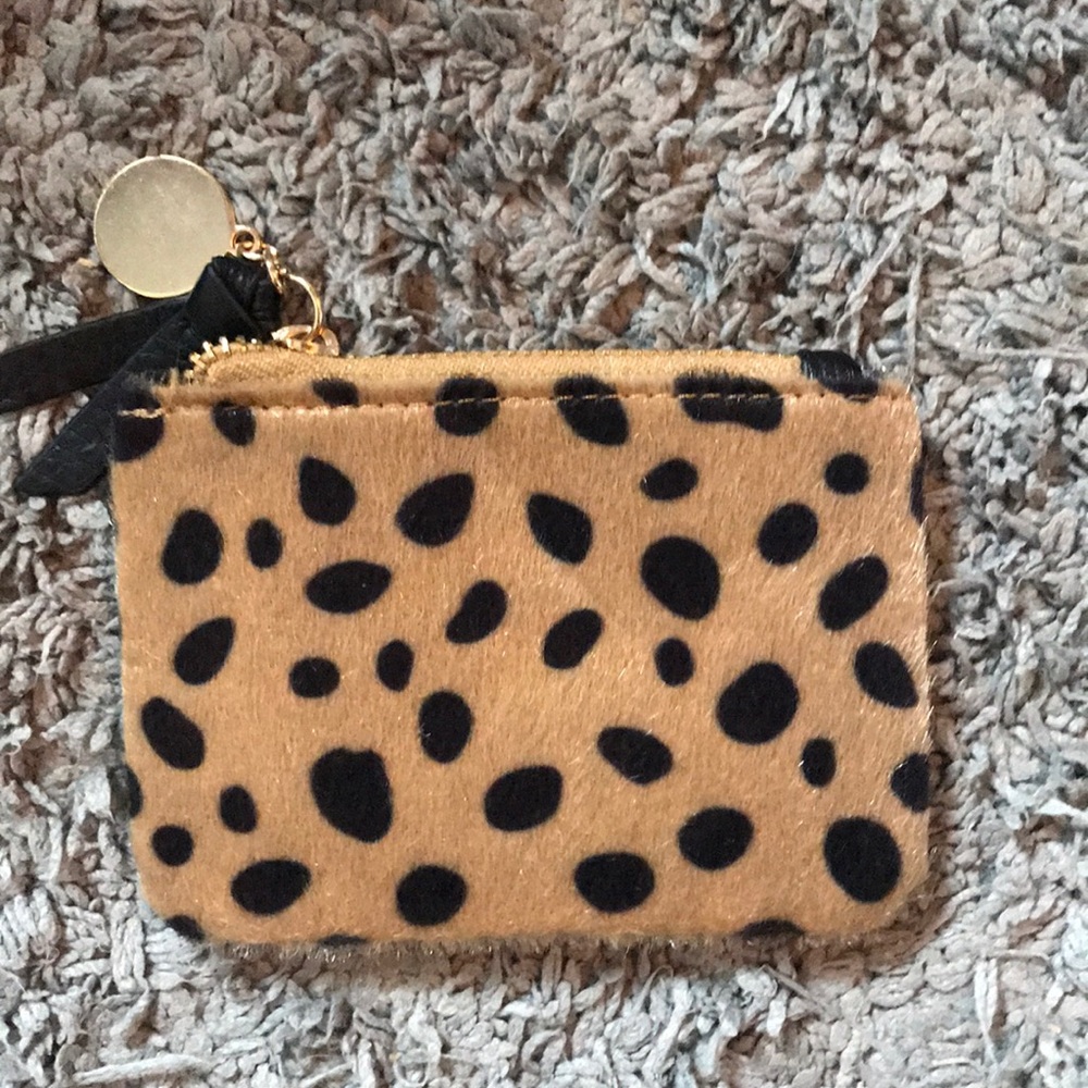 Leopard coin purse/ wallet